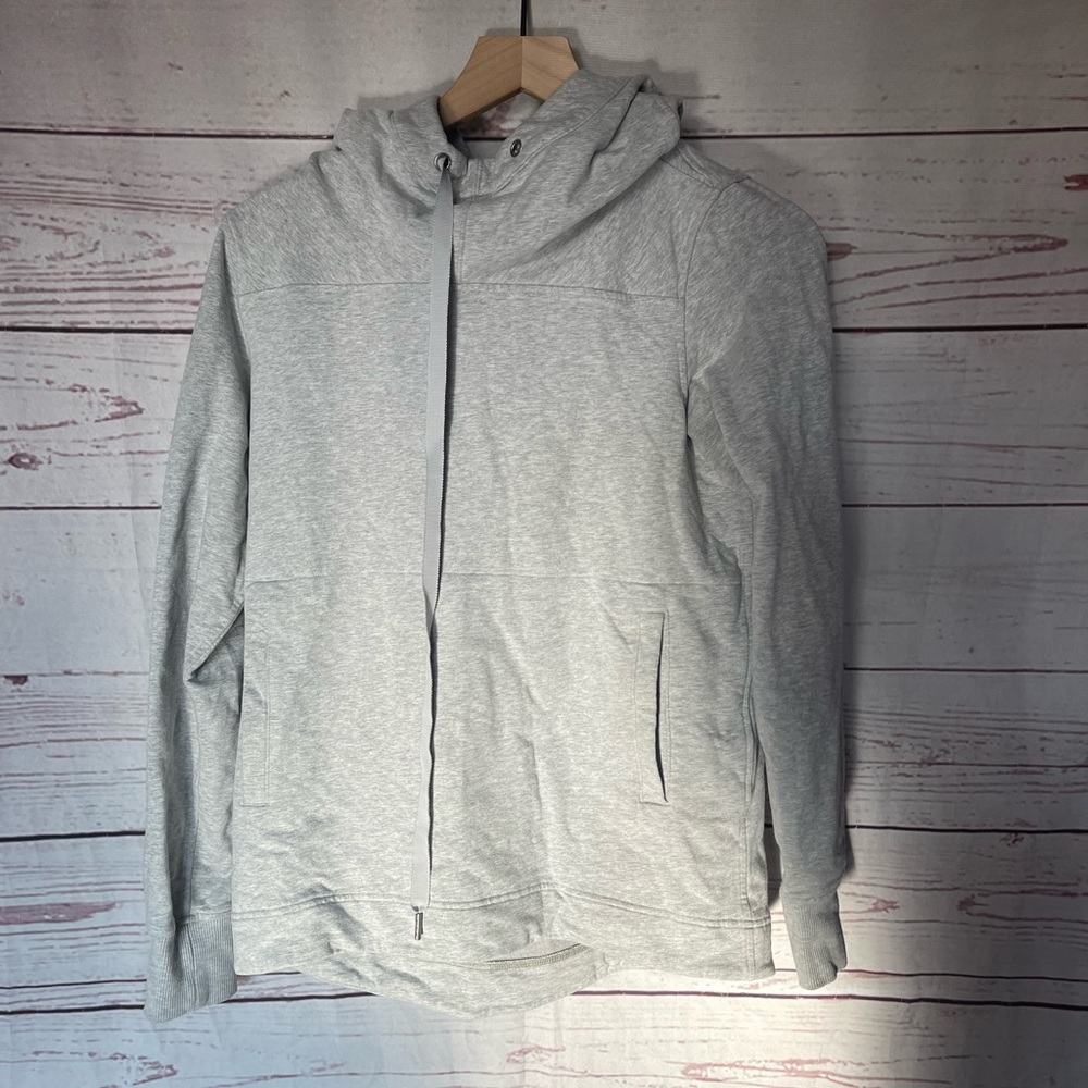 Lululemon Split Pullover Heathered Light Grey / S… - image 1
